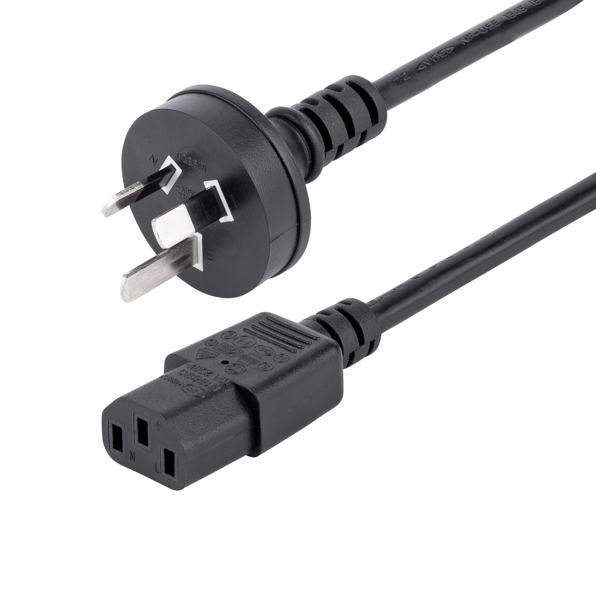 8Ware Standard AU Plug to IEC C13 Power Cable 1.8m